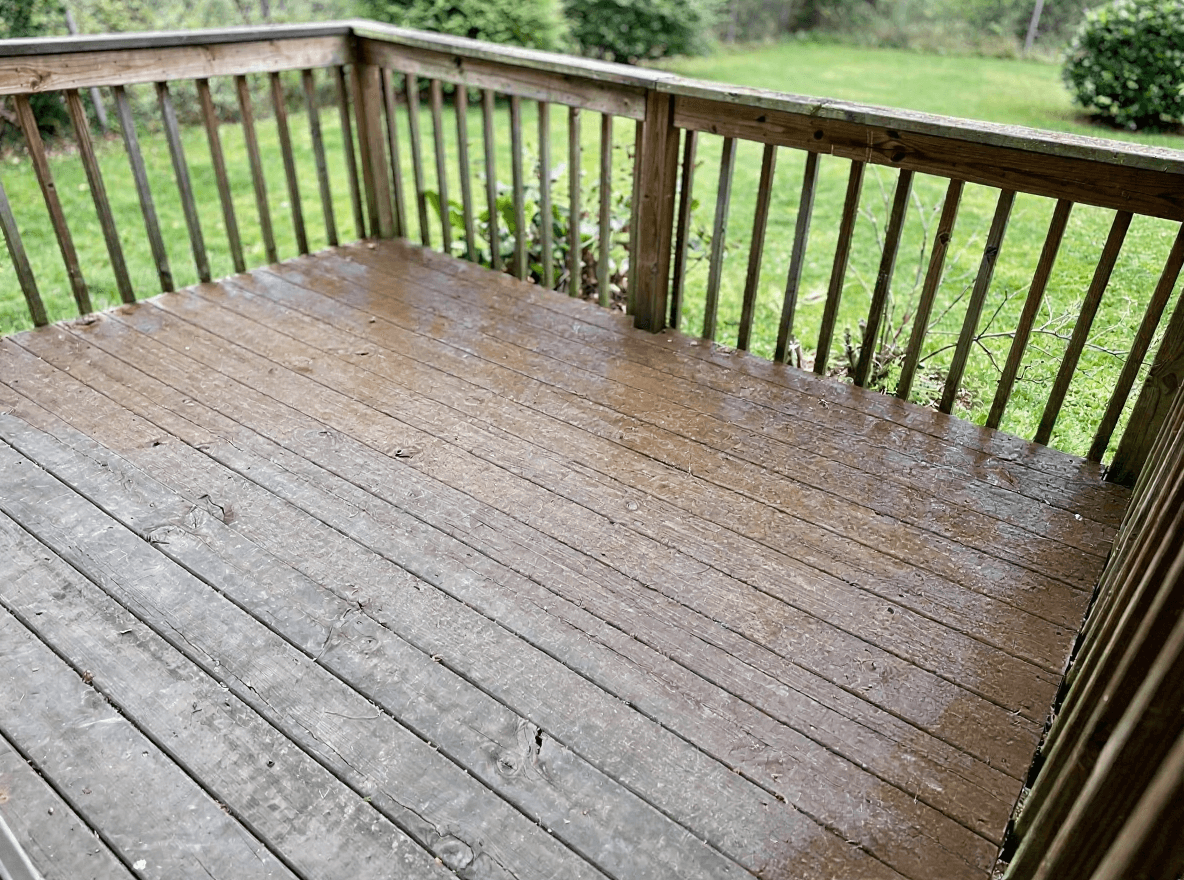 Deck & Patio Cleaning by Brisk Pressure Washing