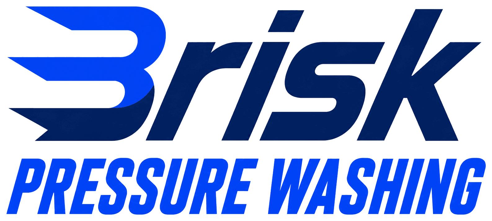 Brisk Pressure Washing logo